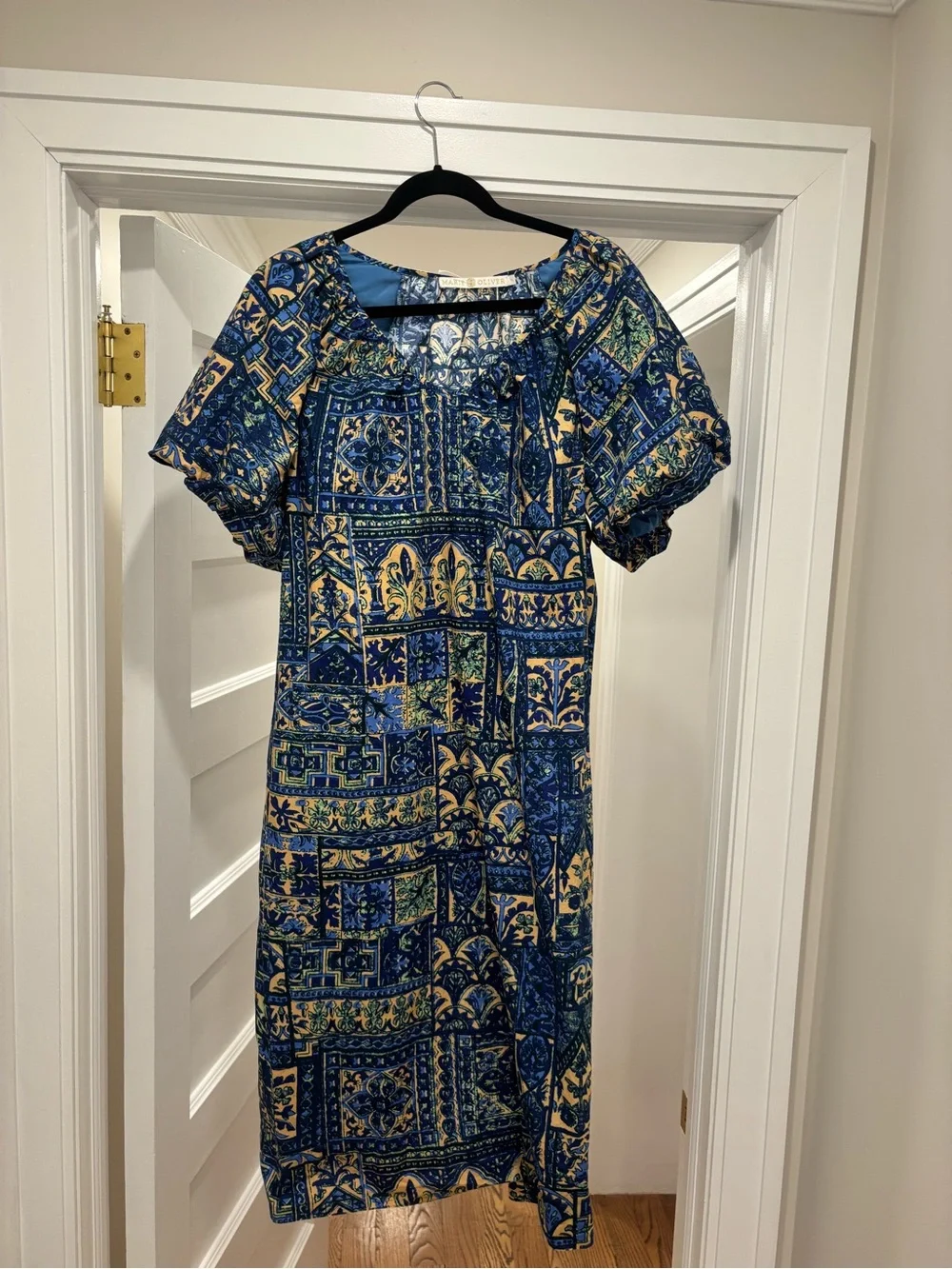 Marie Oliver Blue Foster Dress